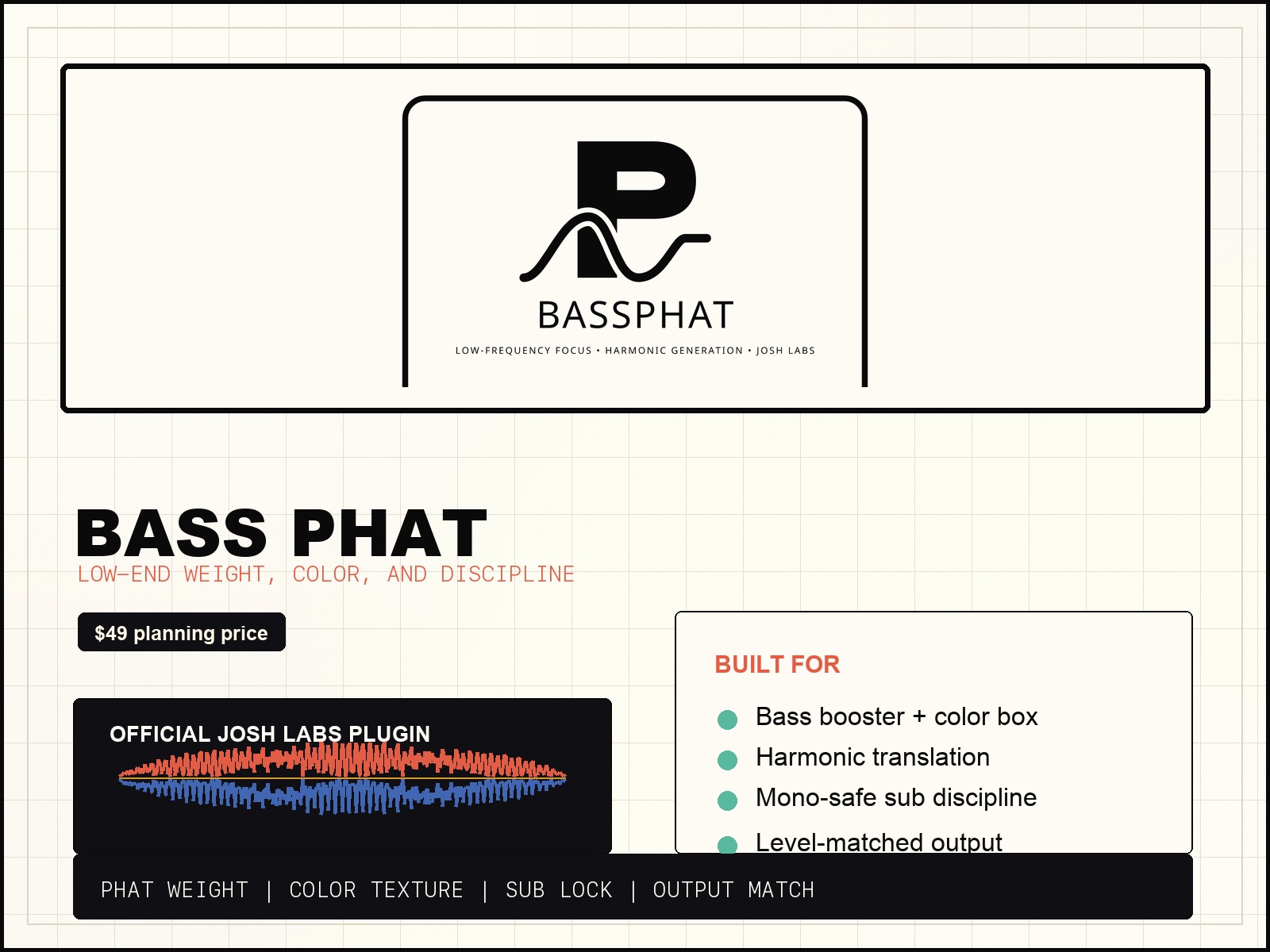 BassPhat official product artwork