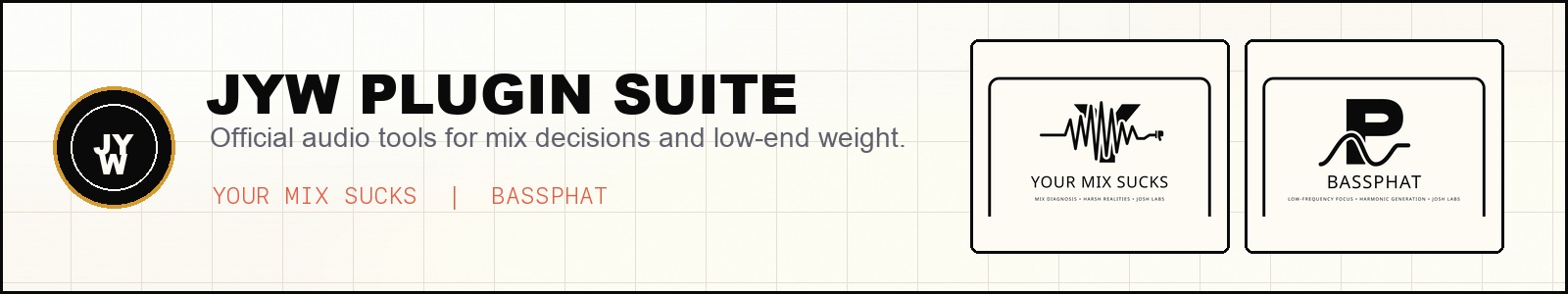 JoshYouWut Plugin Suite branded header art